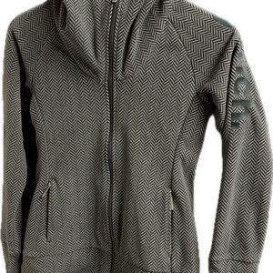 Bench Gray & Black  Herringbone Hooded Jacket